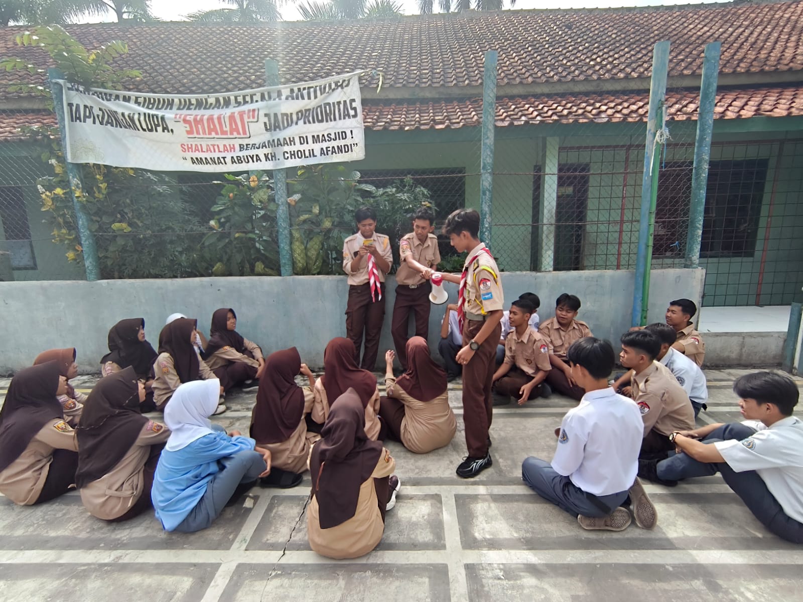 Pelantikan Bantara Pramuka penegak MAS NURUL ISLAM CIANJUR
